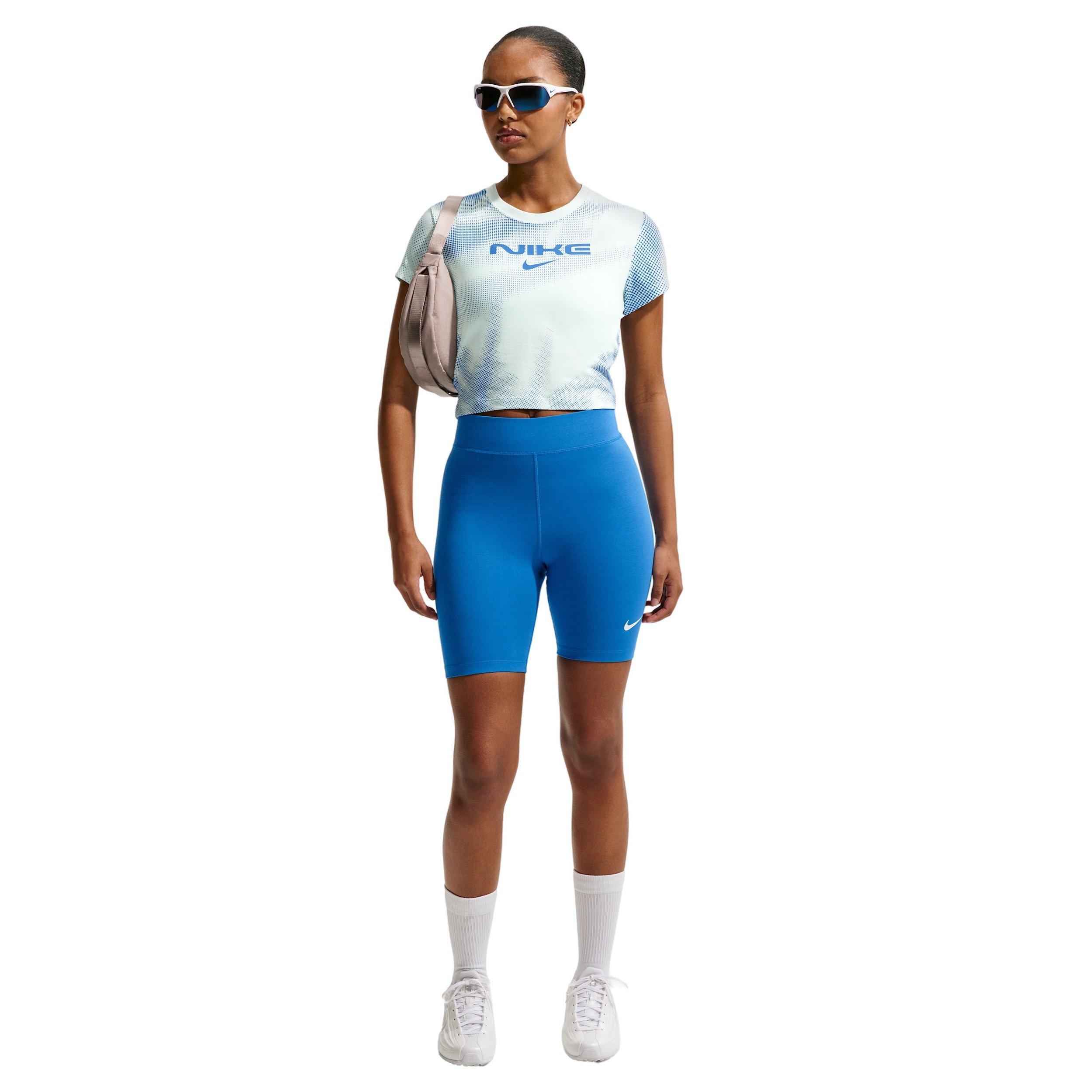 Nike Women's Sportswear Chill Knit Slim Cropped T-Shirt - BARELY GREEN